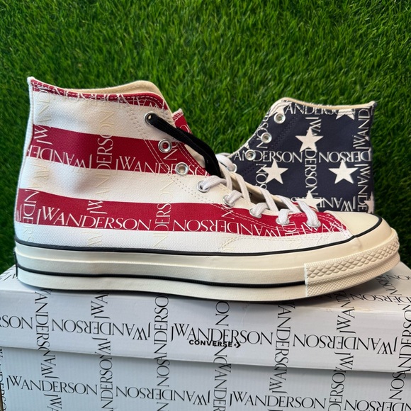 Converse J.W. Anderson x Chuck 70 Hi High Americana USA Red White Blue - Picture 2 of 13